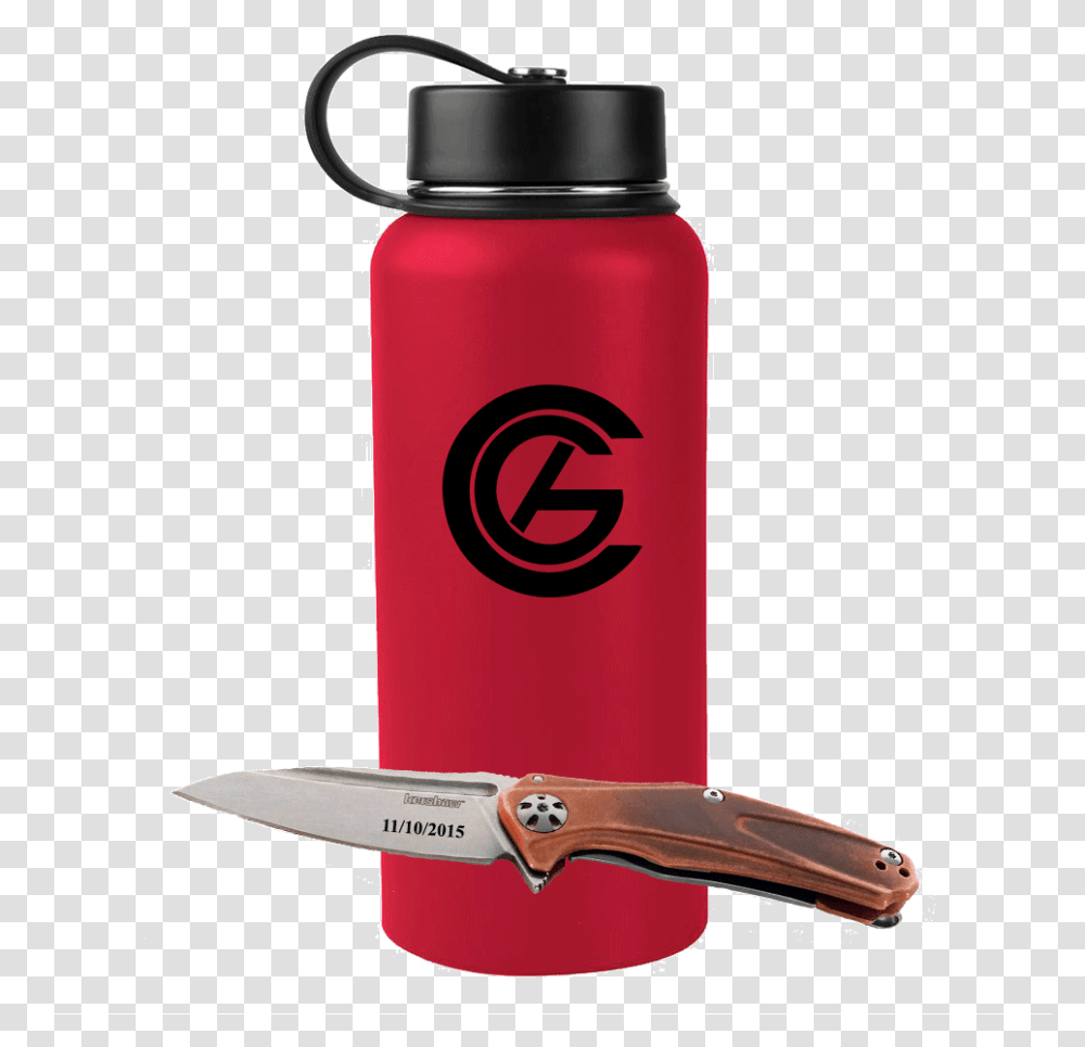 Personalize Almost Anything Water Bottle, Knife, Blade, Weapon, Weaponry Transparent Png