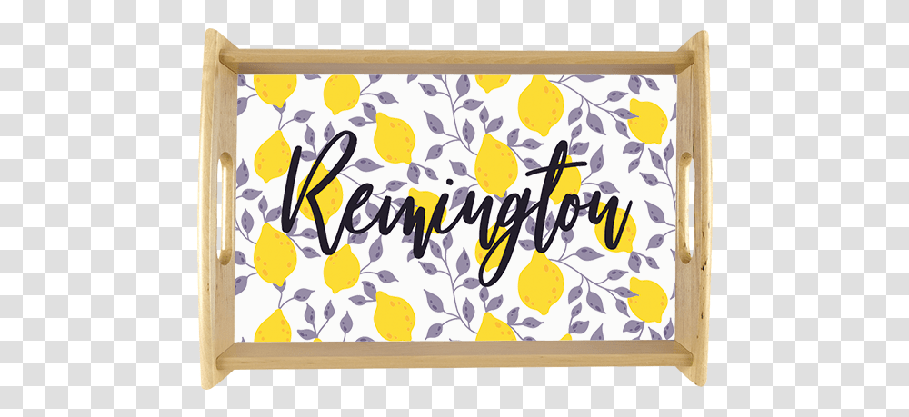 Personalize Lemons Serving Traytitle Personalize Picture Frame, Label, Calligraphy, Handwriting Transparent Png