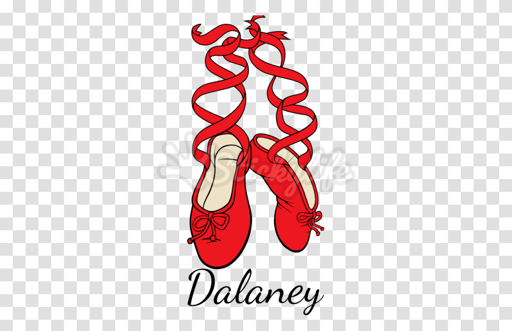 Personalized Ballet Shoes Decal, Apparel, Footwear, Dynamite Transparent Png