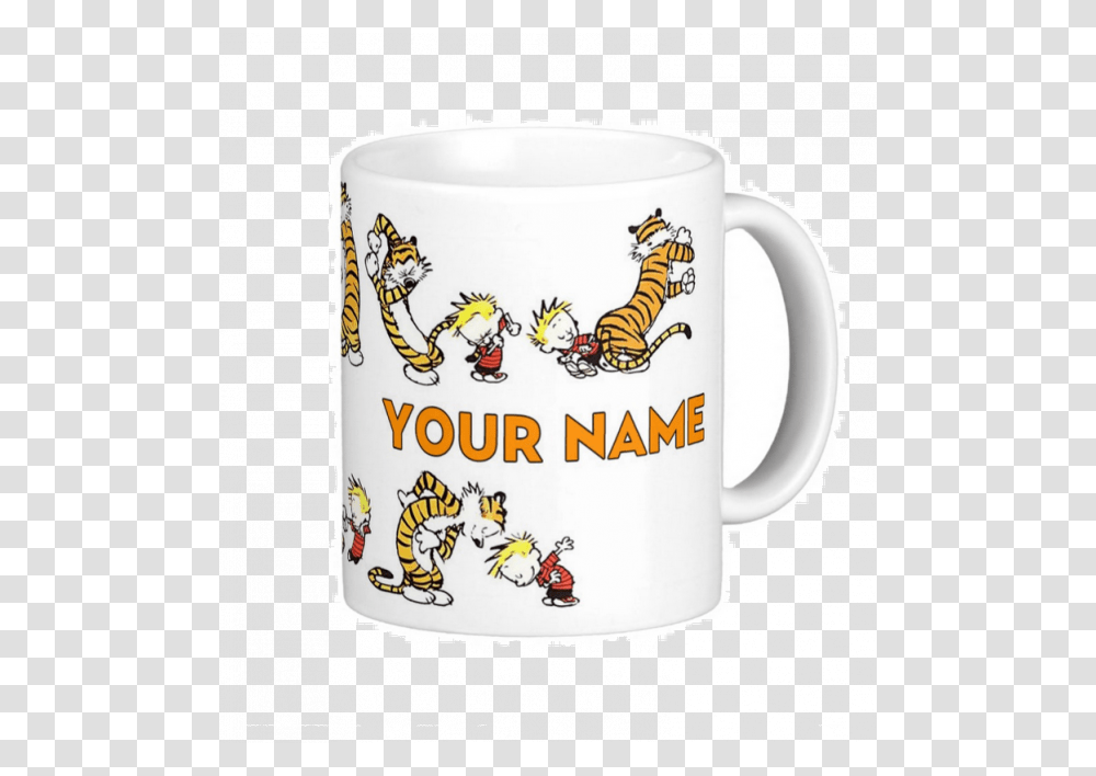 Personalized Calvin And Hobbes Plastic Kids Mug 11oz Calvin And Hobbes, Coffee Cup, Birthday Cake, Dessert, Food Transparent Png