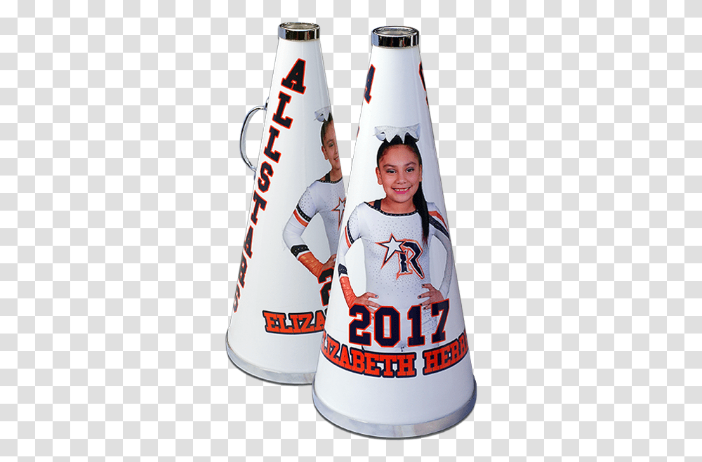 Personalized Cheer Megaphones, Sleeve, Long Sleeve, Shirt Transparent Png