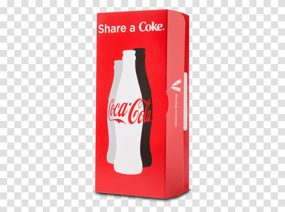 Personalized Coca Cola Bottle Gift Box, Coke, Beverage, Drink,  Transparent Png