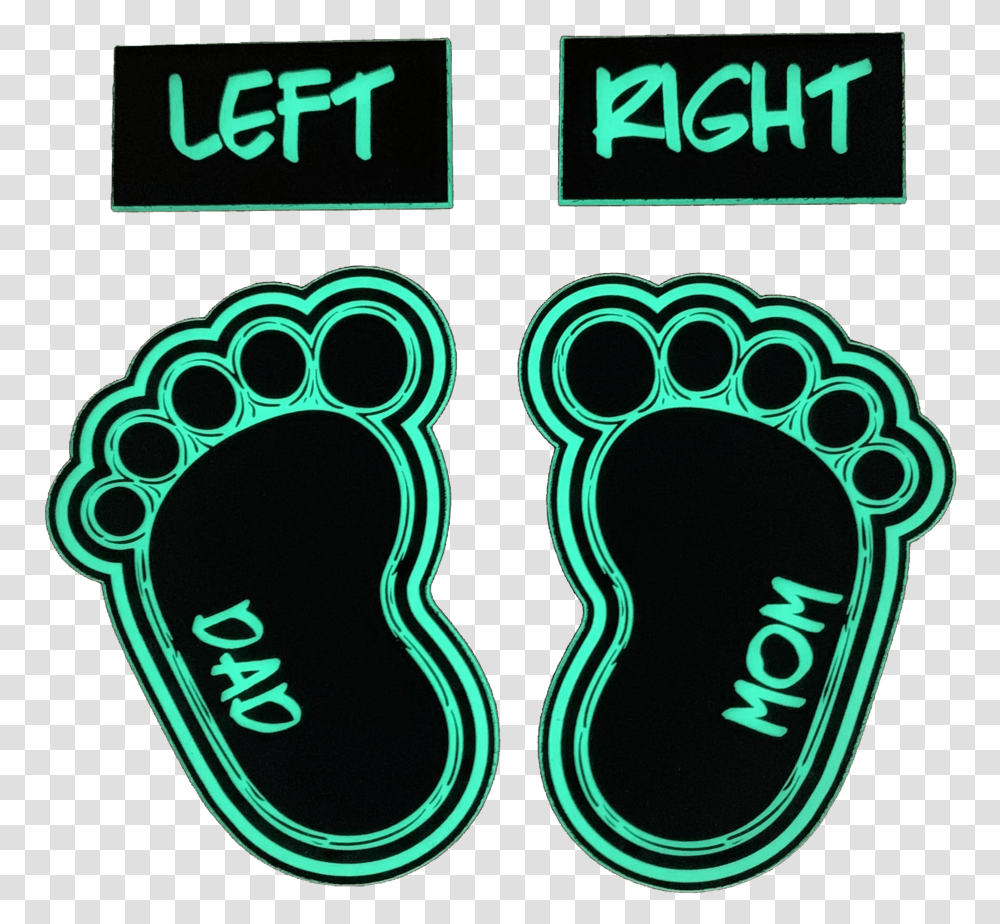 Personalized Gitd Baby Foot Patch Illustration, Footprint, Text Transparent Png