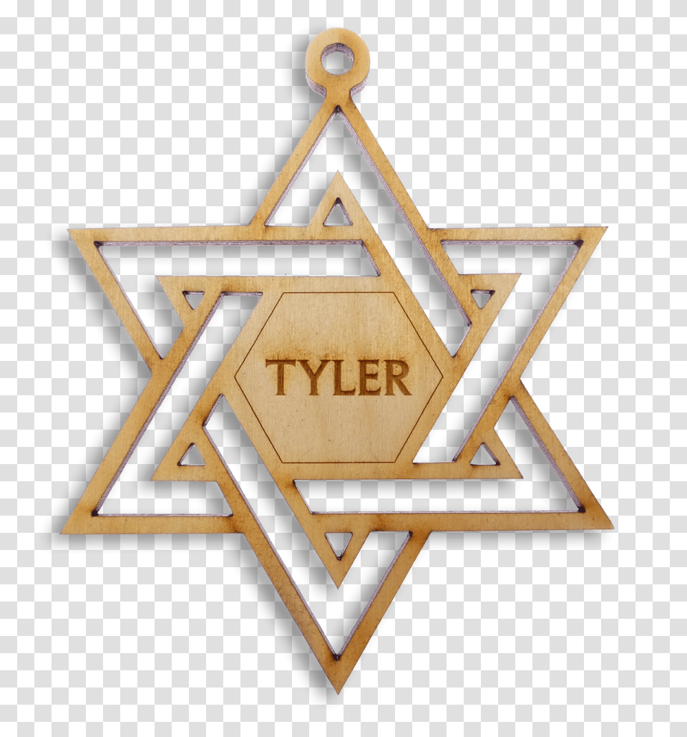 Personalized Hanukkah Decoration, Star Symbol, Cross, Logo Transparent Png