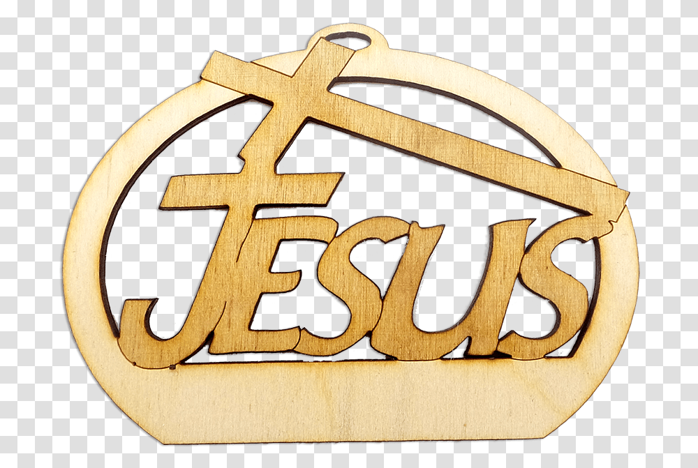 Personalized Jesus Cross Ornament Emblem, Word, Logo, Trademark Transparent Png