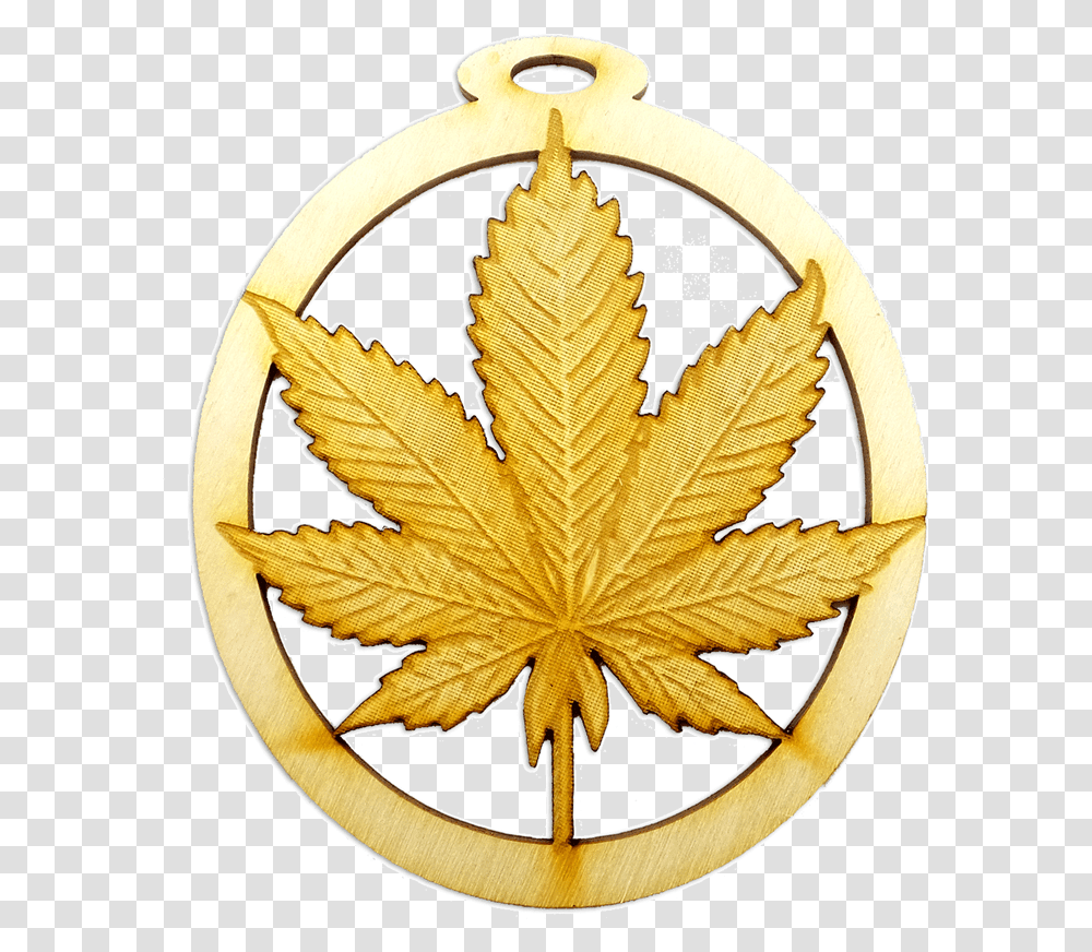 Personalized Pot Leaf Ornament Emblem, Plant, Maple Leaf, Tree Transparent Png
