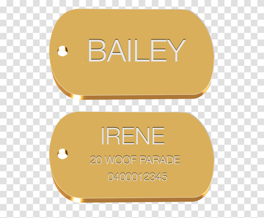 Personalized Retro Military Dog Tag Skateboarding, Label, Gold, Wax Seal Transparent Png
