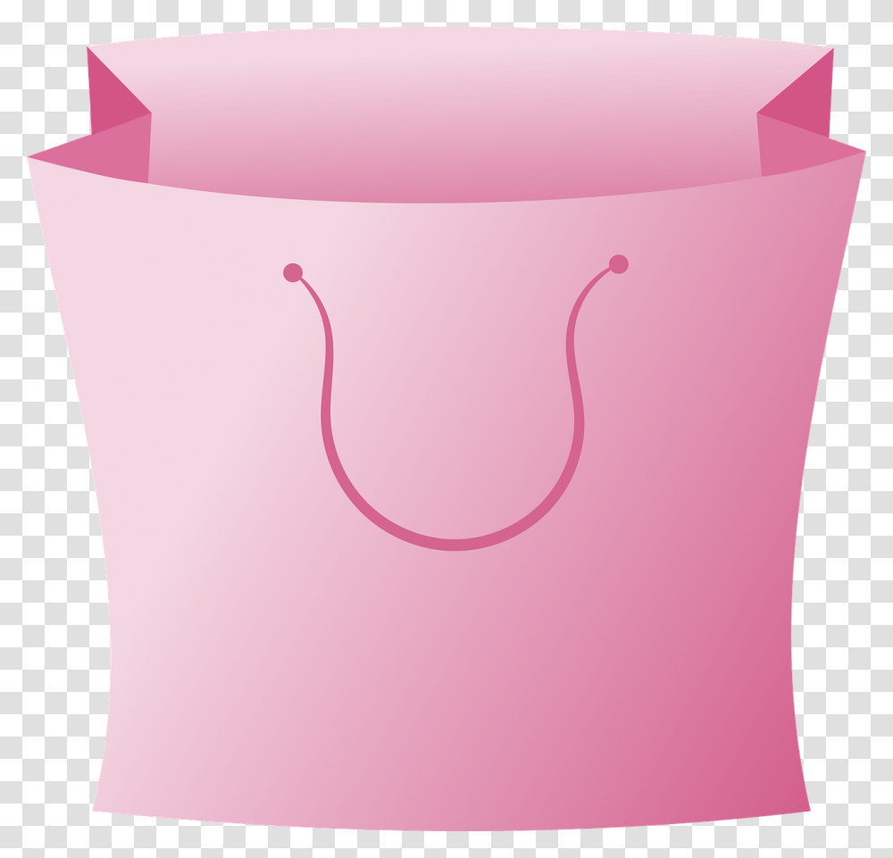 Personalized Tote Bags Pink Shopping Bag Clipart, Bucket, Box Transparent Png