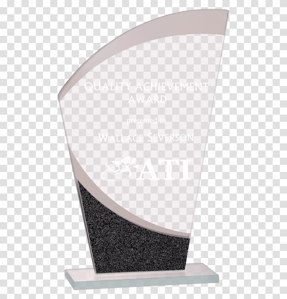 Personalized Wave Glass Tower Award Headstone, Poster, Advertisement, Paper Transparent Png
