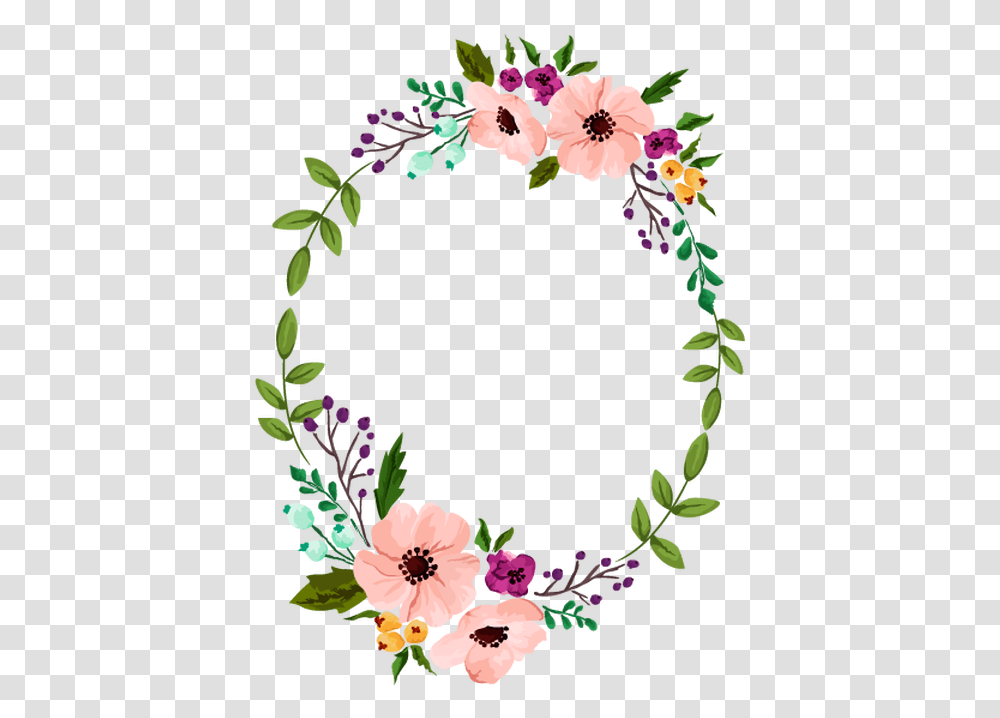 Personalized Yoga Practice Focusing Background Floral Wreath Clipart, Graphics, Floral Design, Pattern, Plant Transparent Png