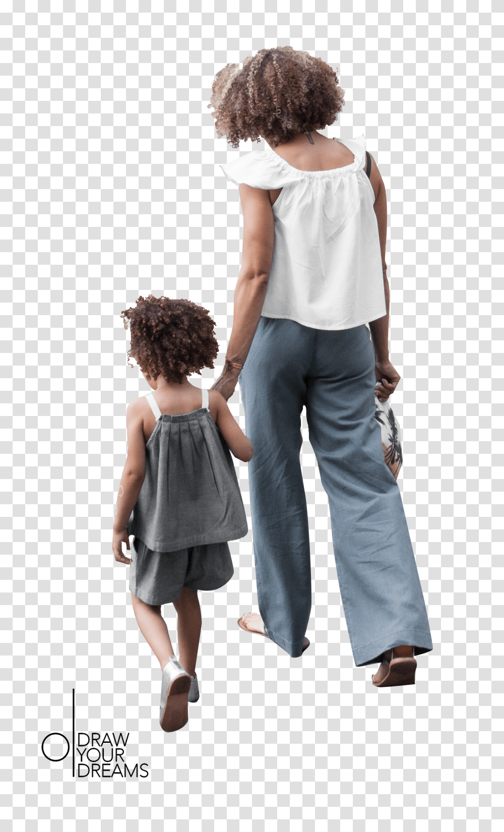 Personas Drawyourdreams People Cutout Cut Out People Walking From Behind, Clothing, Sleeve, Pants, Long Sleeve Transparent Png