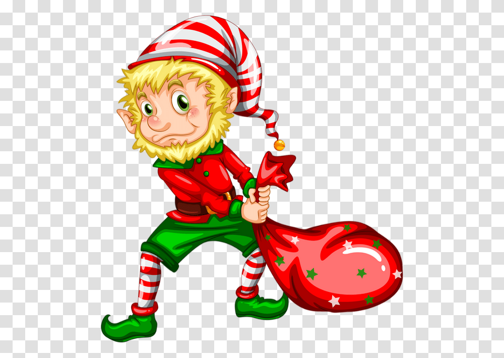 Personnage De Nol Lutin Elfe Christmas Day, Toy, Human, Performer, Face Transparent Png