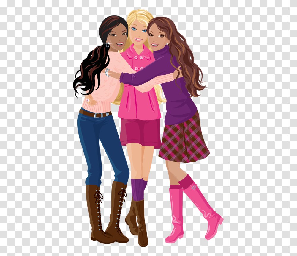 Personnages Illustration Individu Personne Gens Barbie, Human, Skirt, Apparel Transparent Png