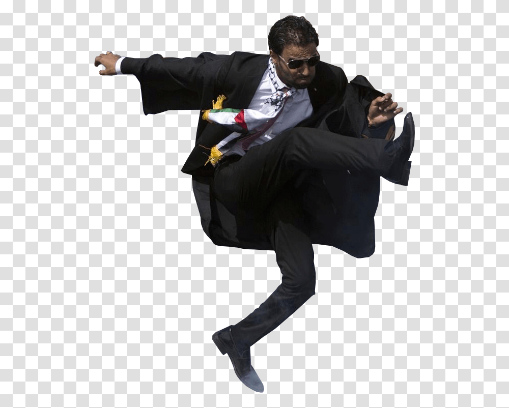 Personpalestinian Lawyer Kicking Tear Gas Canister, Martial Arts, Sport, Tai Chi Transparent Png