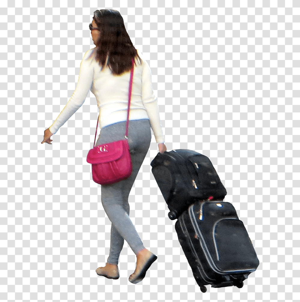 Perspective Photography People With Suitcase, Person, Human, Clothing, Apparel Transparent Png
