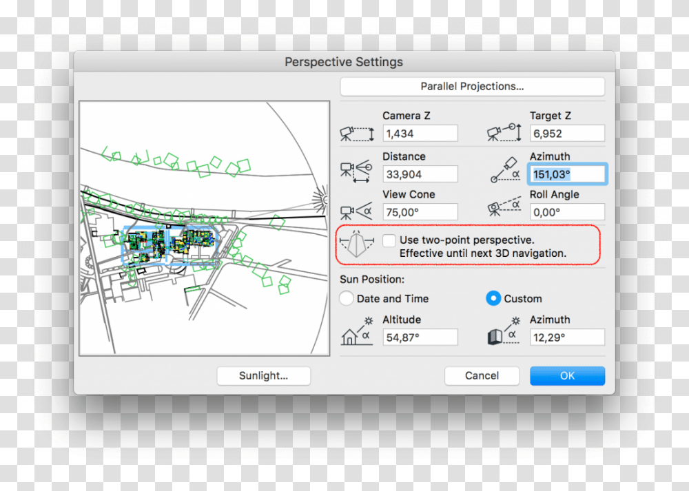 Perspective Settings Archicad, Plot, Plan, Diagram Transparent Png