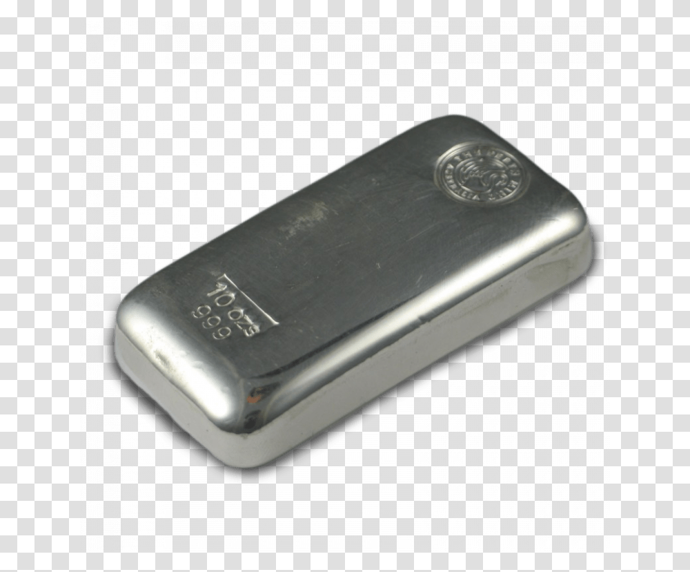 Perth Mint 10 Oz Bar Computer Keyboard, Mobile Phone, Electronics, Cell Phone, Silver Transparent Png