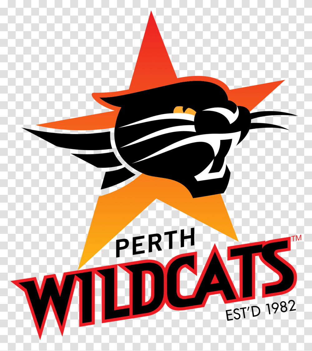Perth Wildcats National Basketball League Australia Perth Wildcats Logo, Poster, Advertisement, Text, Graphics Transparent Png