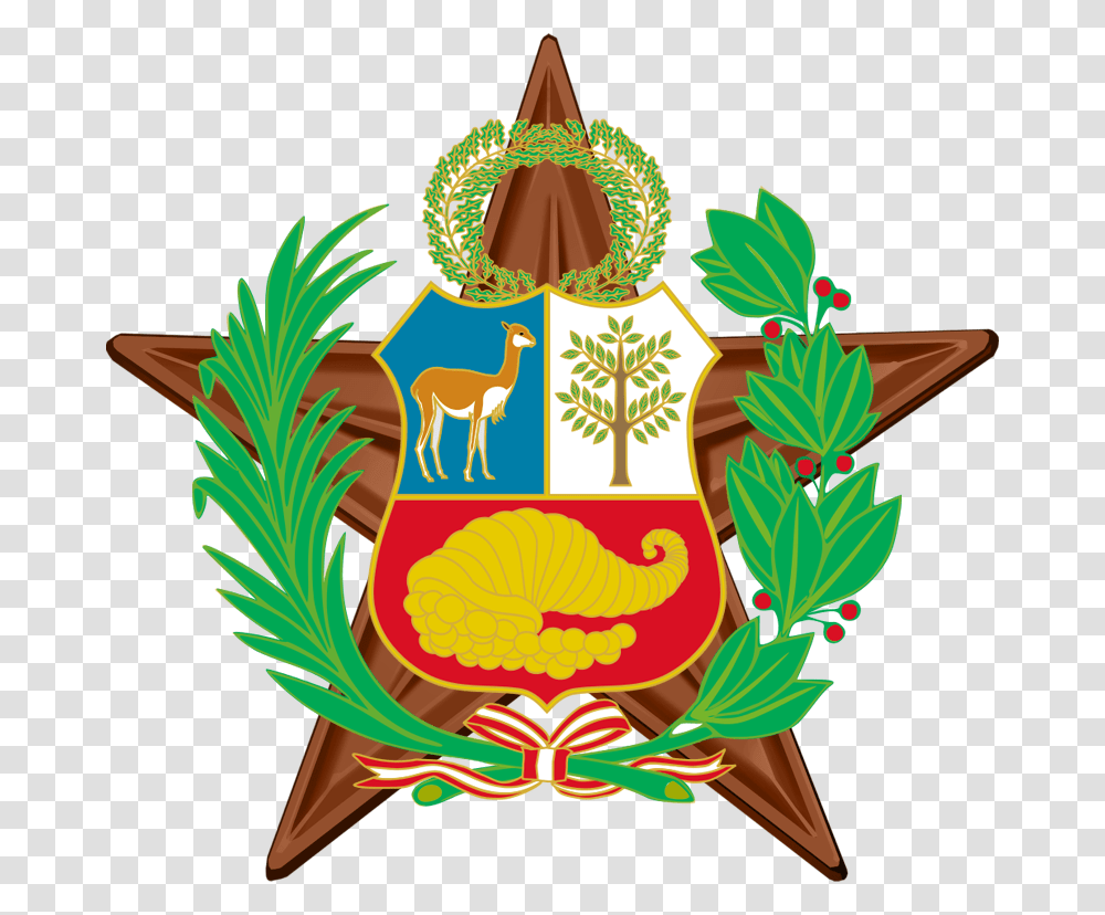 Peru Barnstar Peru Coat Of Arms, Logo, Tabletop, Furniture Transparent Png