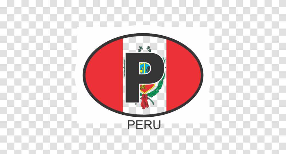 Peru Colour Oval Car Decal Flags N Gadgets, Label, Logo Transparent Png