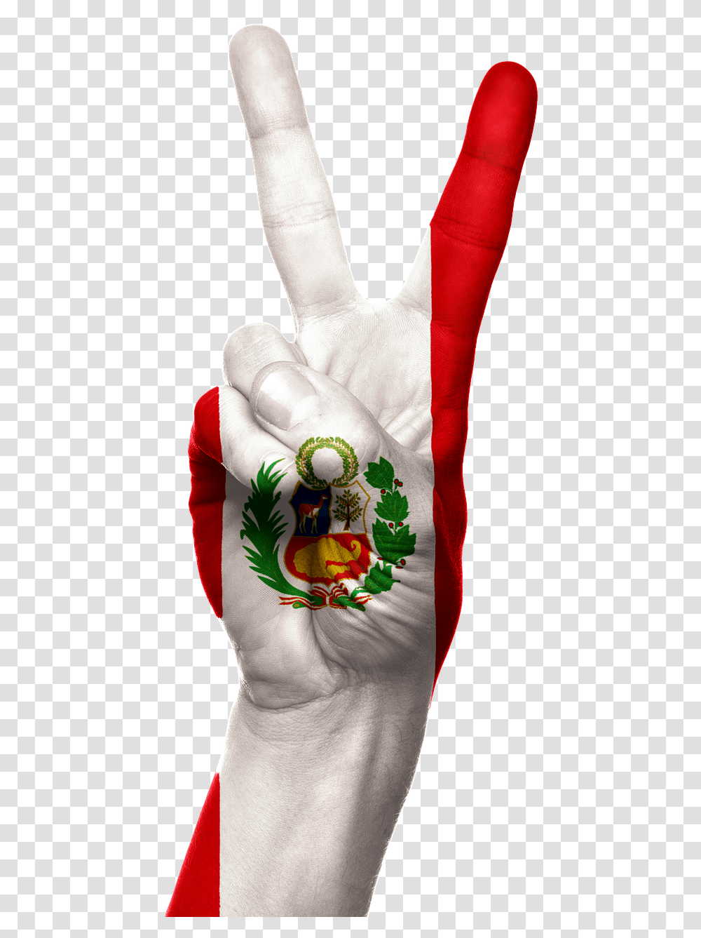Peru Flag Hand Free Picture Peru Flag, Apparel, Person, Human Transparent Png