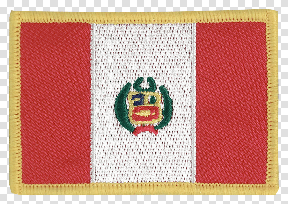 Peru Flag Patch Stitch, Rug, Plant, Pattern Transparent Png
