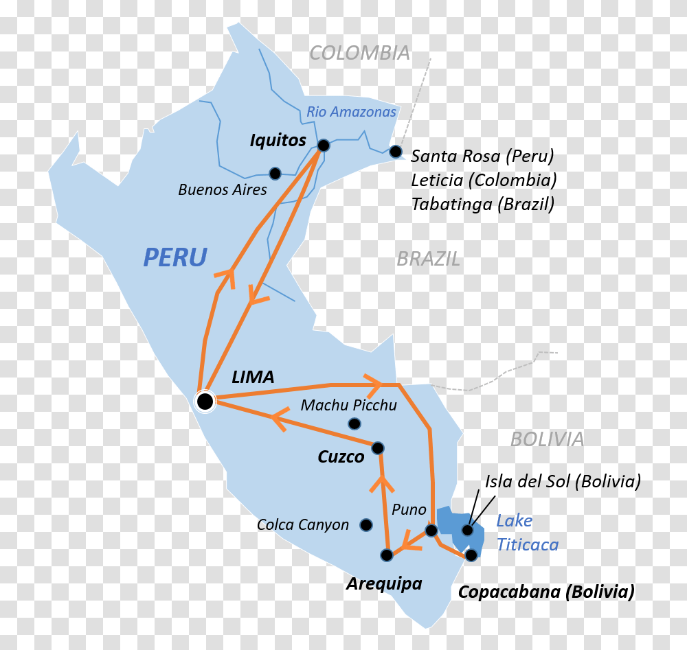 Peru Itinerary, Plot, Map, Diagram, Atlas Transparent Png