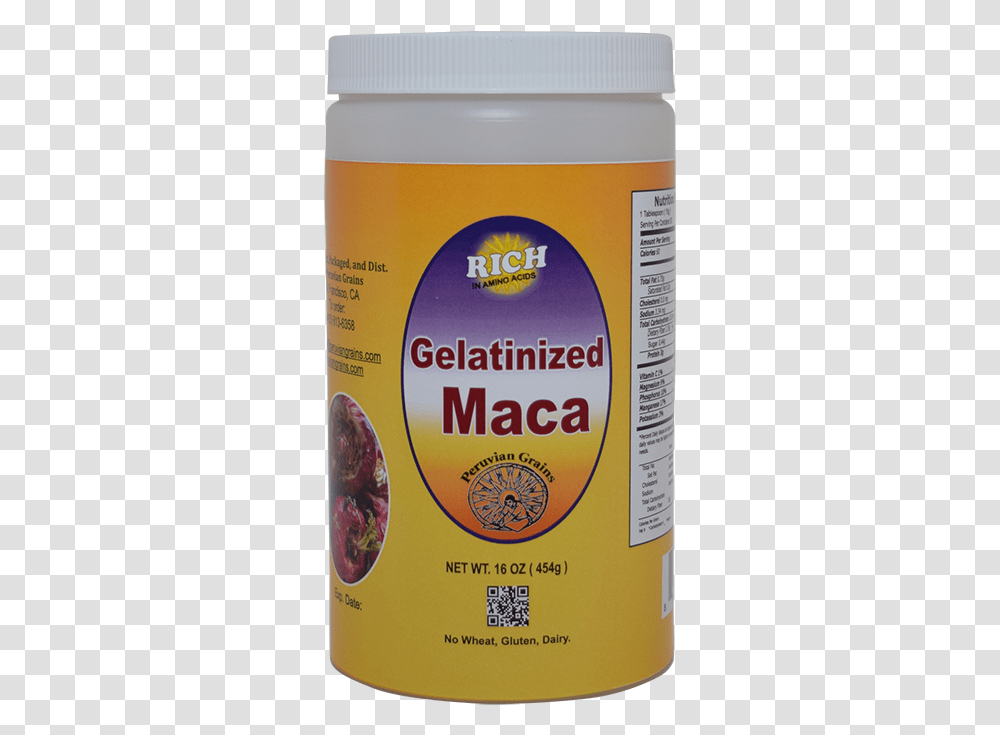 Peruvian Grains Gelatinized Maca Hericium, Plant, Food, Label, Can Transparent Png