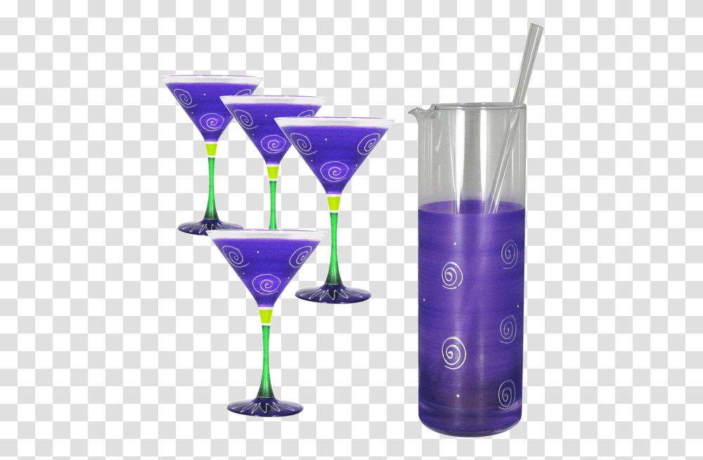 Peruvian Splendor Purple Martini Bundle Martini Glass, Cocktail, Alcohol, Beverage, Drink Transparent Png
