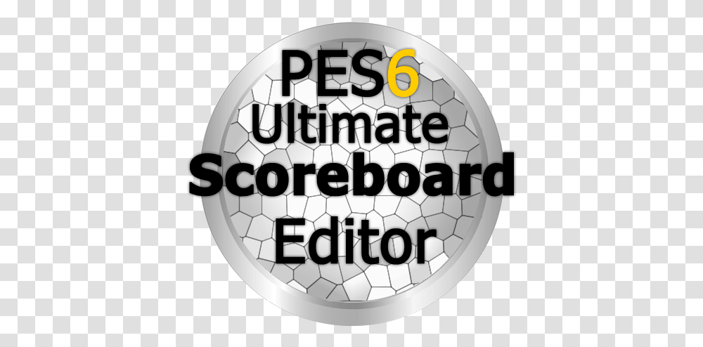 Pes 6 Update Tool Pes6 Ultimate Scoreboard Editor V1 By Gunaid Circle, Word, Clock Tower, Building, Text Transparent Png