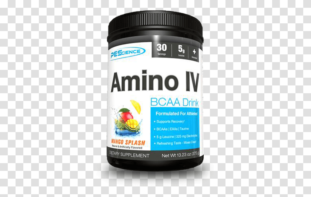 Pes Amino Iv Premium Bcaa Eaa System Pescience Amino Iv Cotton Candy, Flyer, Label, Tin Transparent Png