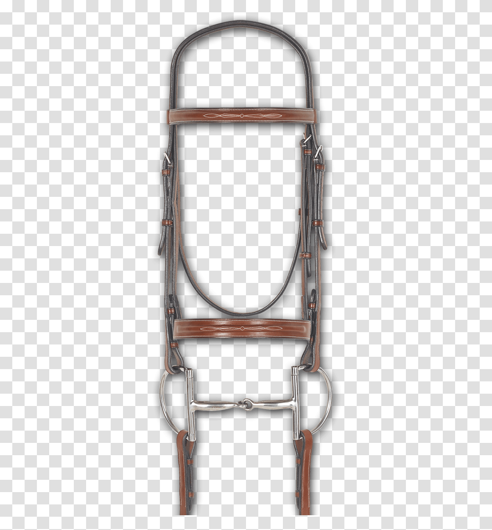 Pessoa Fancy Stitched Inset Wide Noseband Bridle W Shelf, Chair, Furniture, Mirror, Harness Transparent Png