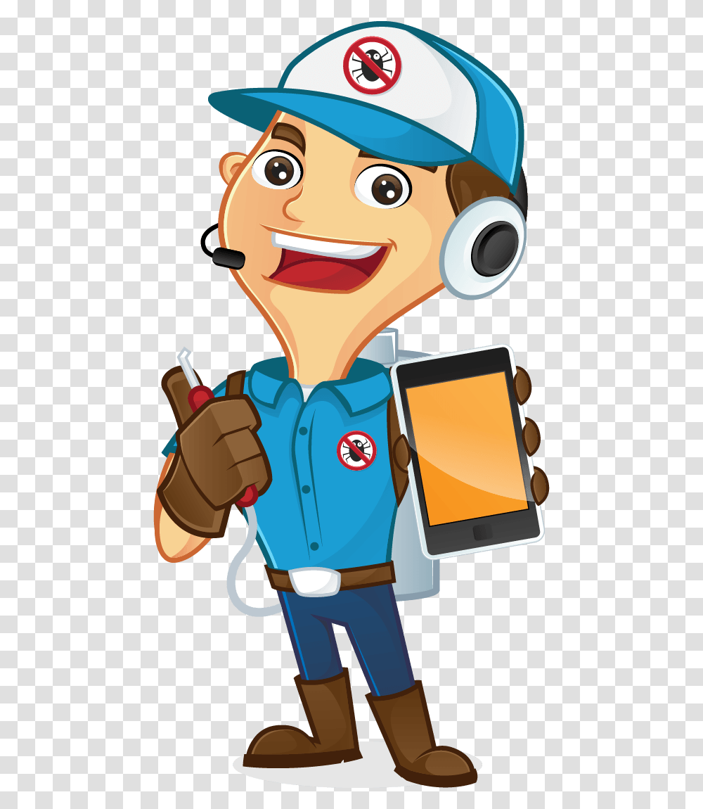 Pest Control Animated, Toy, Label, Scientist Transparent Png