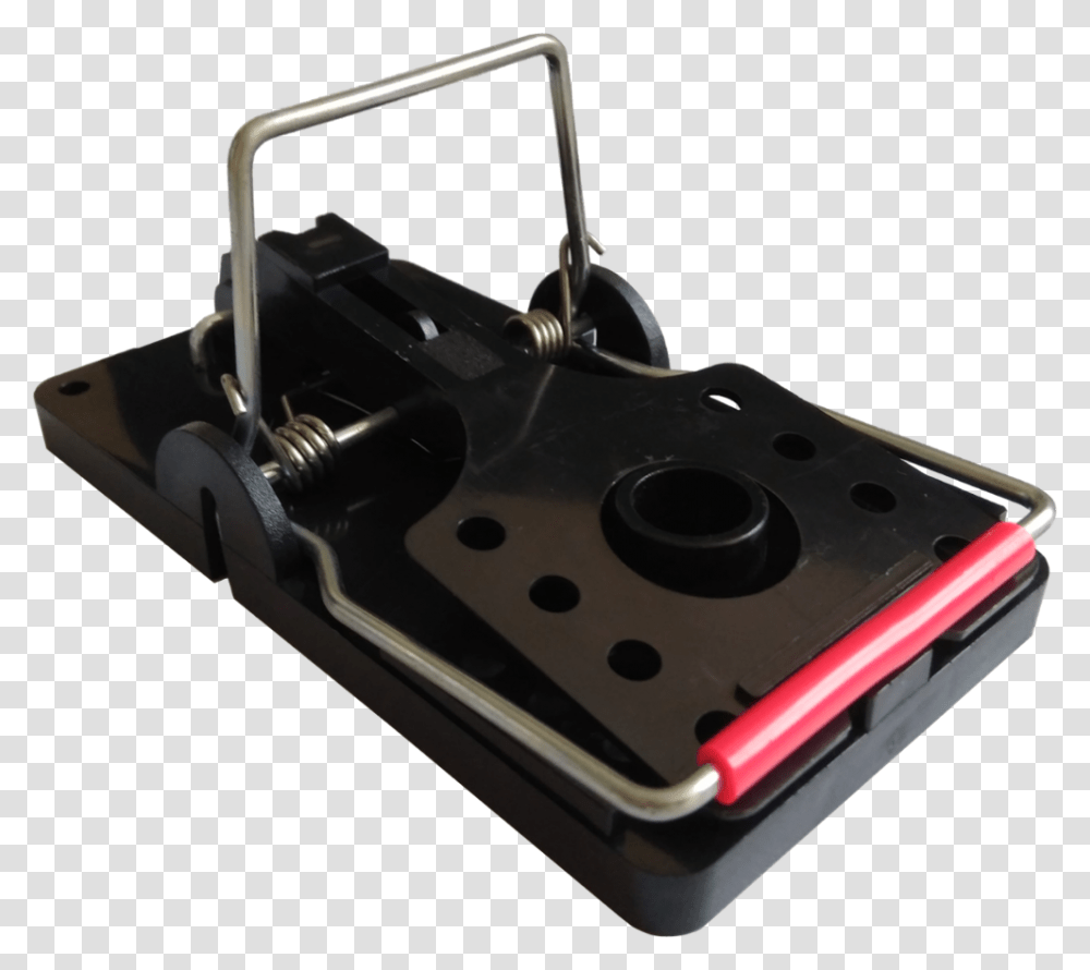 Pest Repeller Black Plastic Snap Mouse Trap Mouse Traps Gadget, Pedal, Cassette Transparent Png
