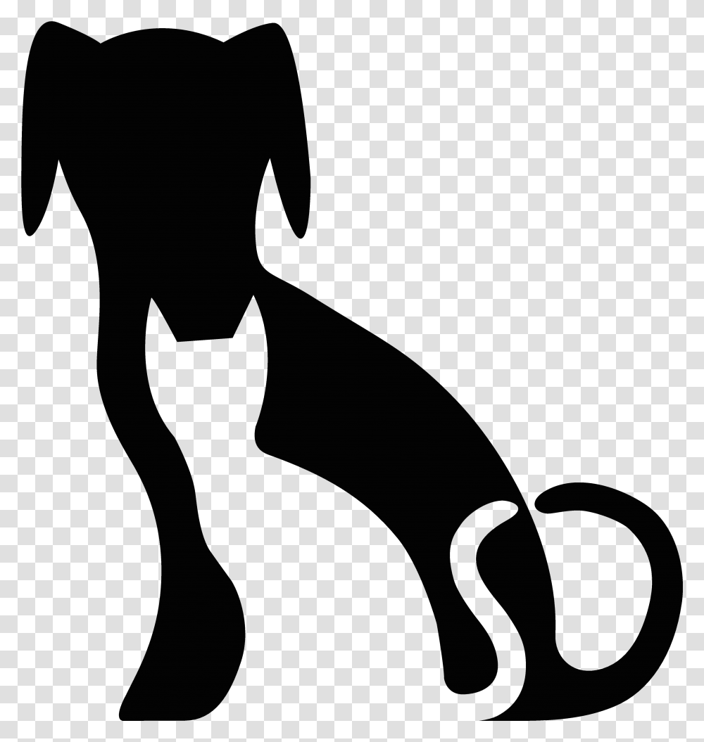 Pet A Cat Clipart Clip Art Black And White Library Clipart Dog And Cat, Silhouette, Mammal, Animal, Kneeling Transparent Png