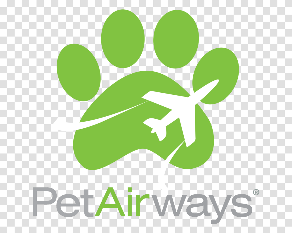 Pet Airways Dog Logo, Footprint, Green Transparent Png