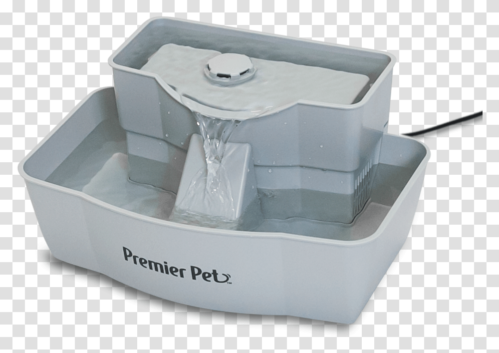 Pet Fountain Box Bathtub, Water, Drinking Fountain, Towel Transparent Png