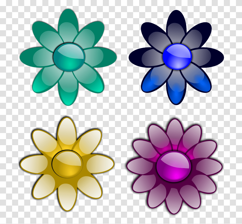 Petal Clipart Tiny Flower Flowers Clip Art, Pattern, Floral Design, Fractal Transparent Png