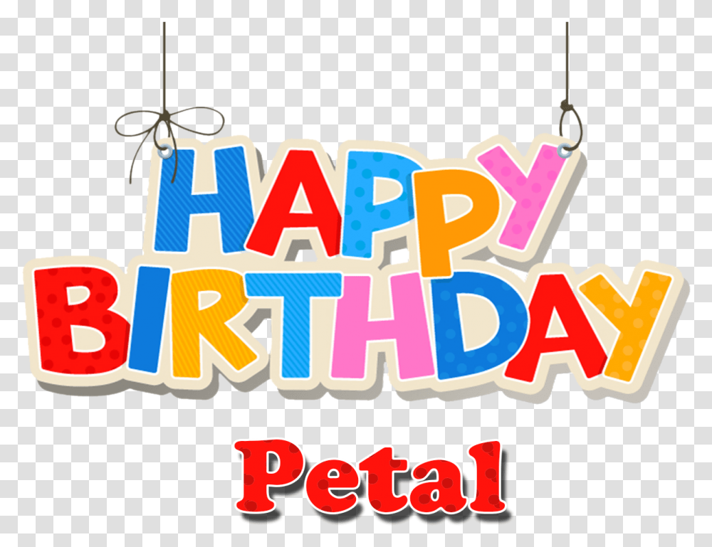 Petal Happy Birthday Name Name Happy Birthday Amit, Alphabet, Label, Word Transparent Png