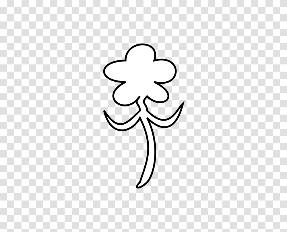 Petal Leaf Plant Stem White, Stencil, Cross, Logo Transparent Png