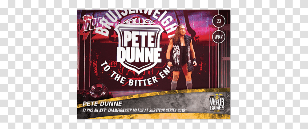 Pete Dunne Earns An Nxt Championship Match At 2019 Flyer, Person, Poster, Advertisement, Paper Transparent Png