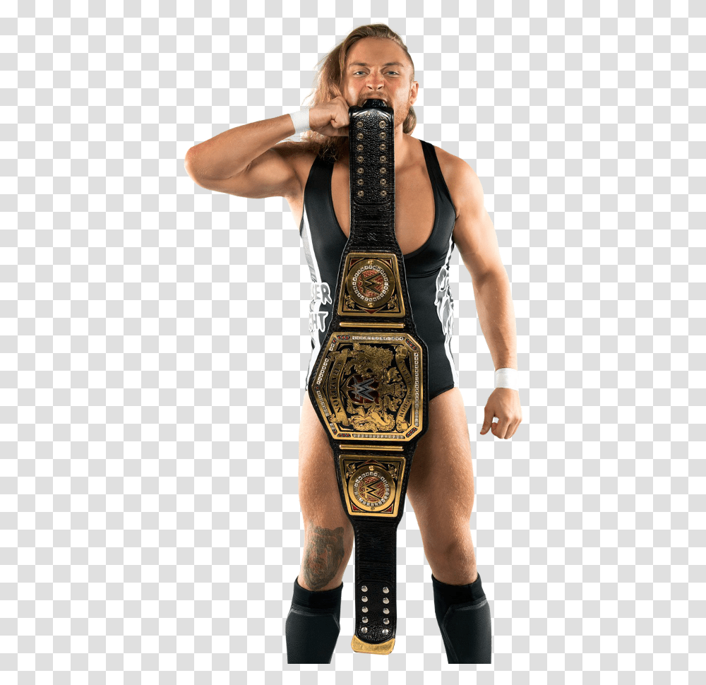 Pete Dunne Wwe Pete Dunne, Person, Wristwatch, Gold, Tattoo Transparent Png