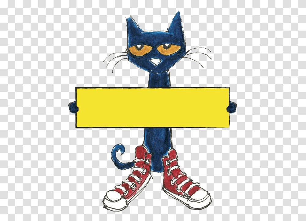 Pete The Cat Clipart Free Best On, Shoe, Footwear, Apparel Transparent Png