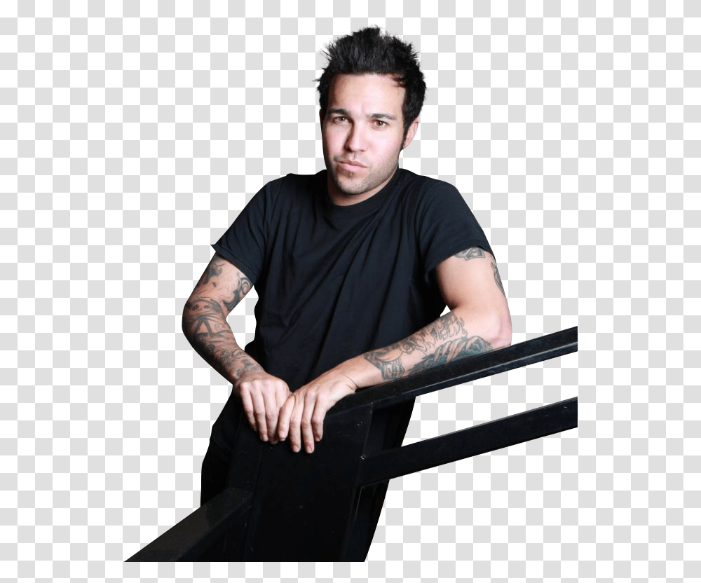 Pete Wentz Background, Skin, Person, Human, Tattoo Transparent Png