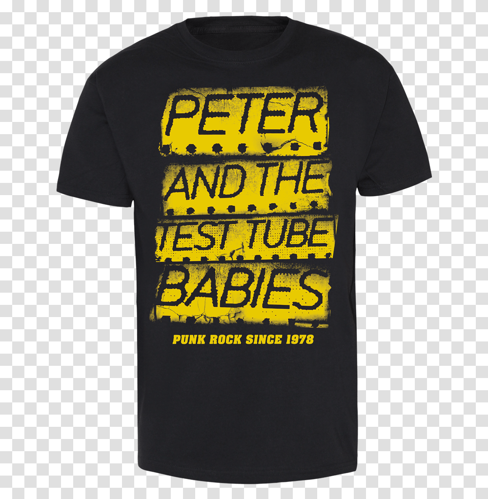 Peter Amp Test Tube Babies Logo Yellow Test Tube Babies, Apparel, T-Shirt, Word Transparent Png