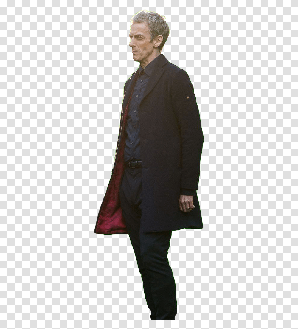 Peter Capaldi Doctor Who Twelfth Doctor Eleventh Doctor Twelfth Doctor Background, Coat, Overcoat, Person Transparent Png