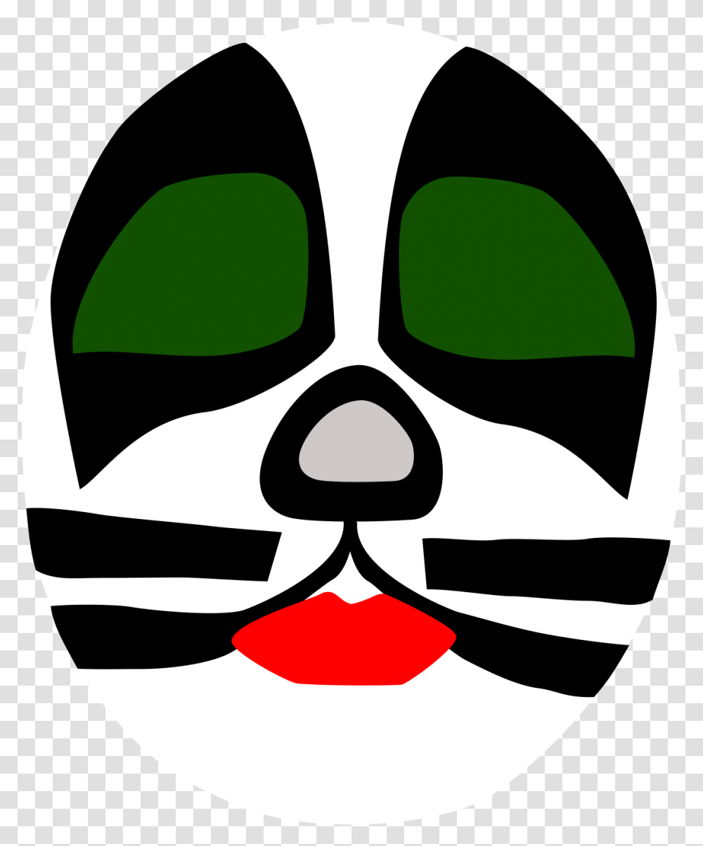 Peter Criss Cat Kiss Art Peter Criss Make Up, Label, Text, Stencil, Head Transparent Png