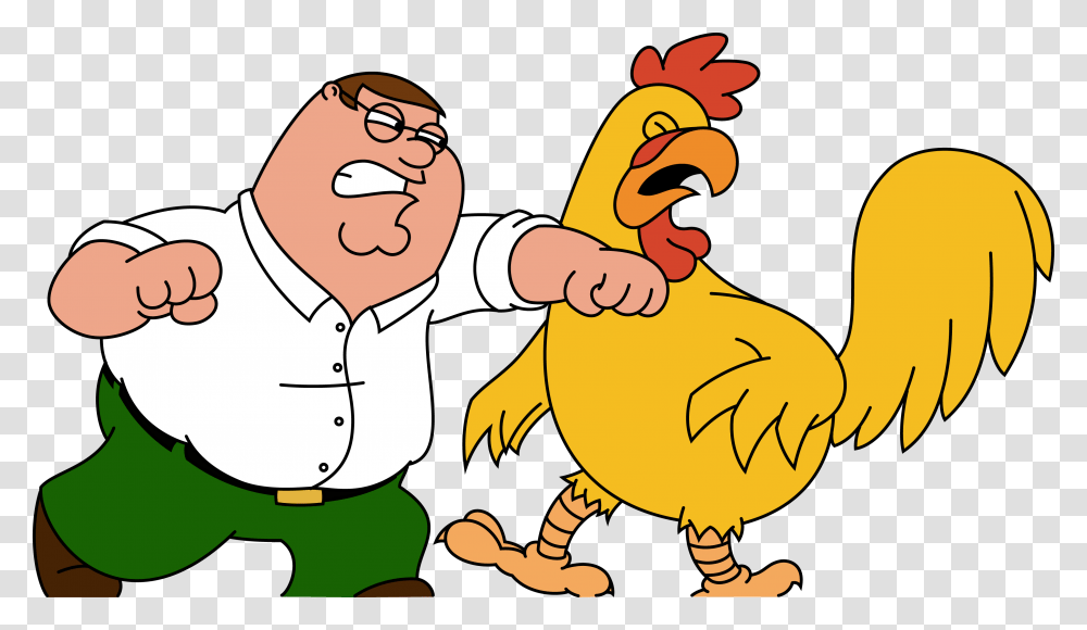 Peter Family Guy Family Guy Peter Vs Chicken, Animal, Bird, Poultry, Fowl Transparent Png