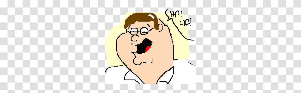 Peter Griffin Laughing Audibly Drawing, Head, Face Transparent Png