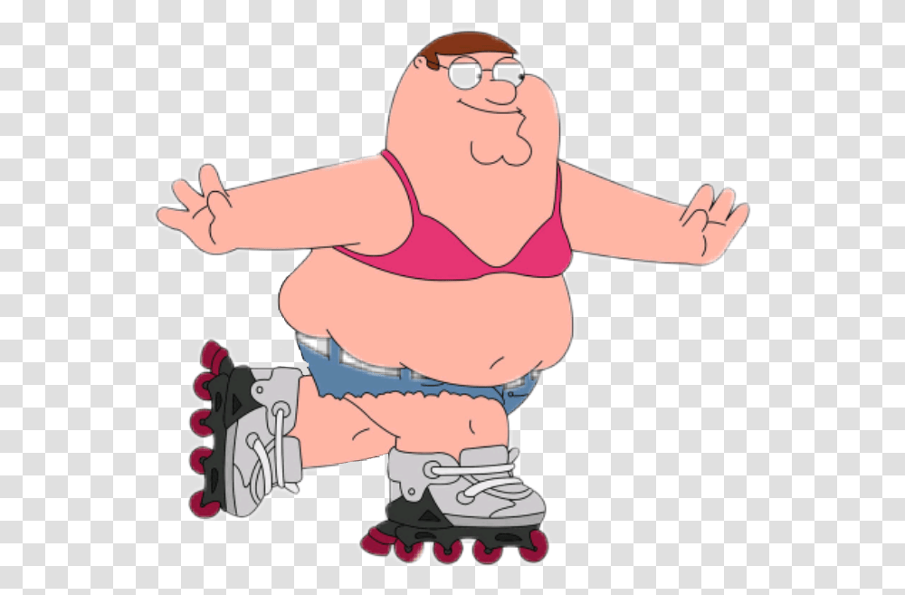 Peter Griffin Roller Skates, Sport, Sports, Working Out, Exercise Transparent Png